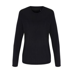 TriDri Womens/Ladies Long Sleeve Performance T-Shirt / Black